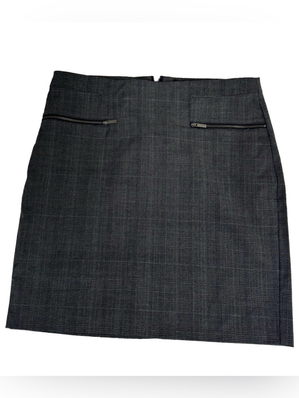 Reitmans Traditional Classic Gray Midi Women Lady Female Size 8 Pencil Skirt